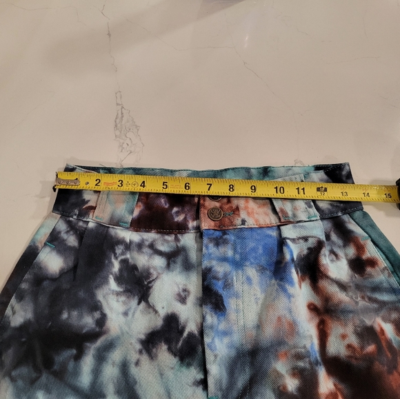 Lucy & Yak The Classic Addison Tie Dye Organic Cotton Twill Tapered Leg W28 L30 - Picture 10 of 10